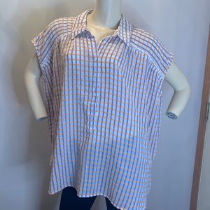 Pilcro & the Letterpress by Anthropologie sleeveless shirt - XL